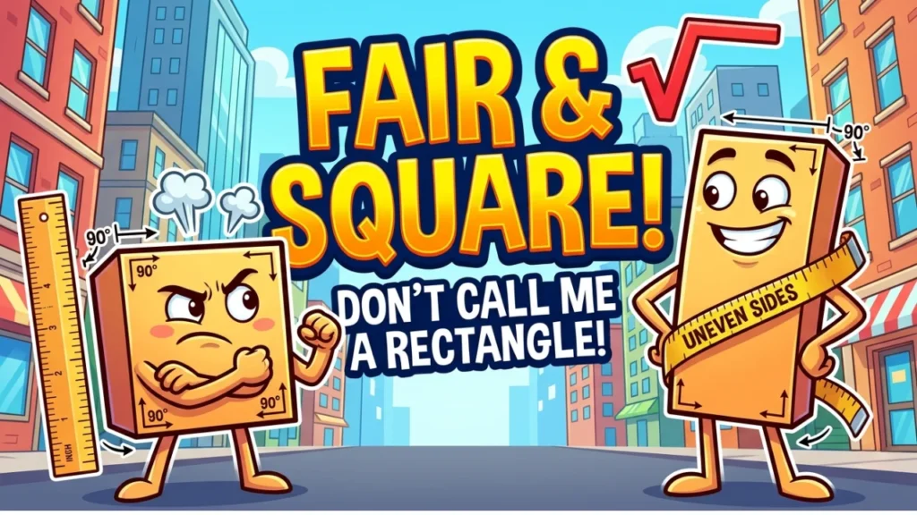 Square & Rectangle One-Liners