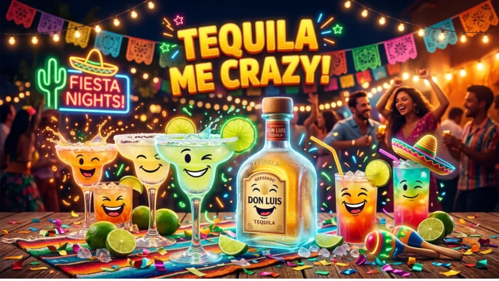 Tequila and Margarita One-Liner Mexican Food Puns