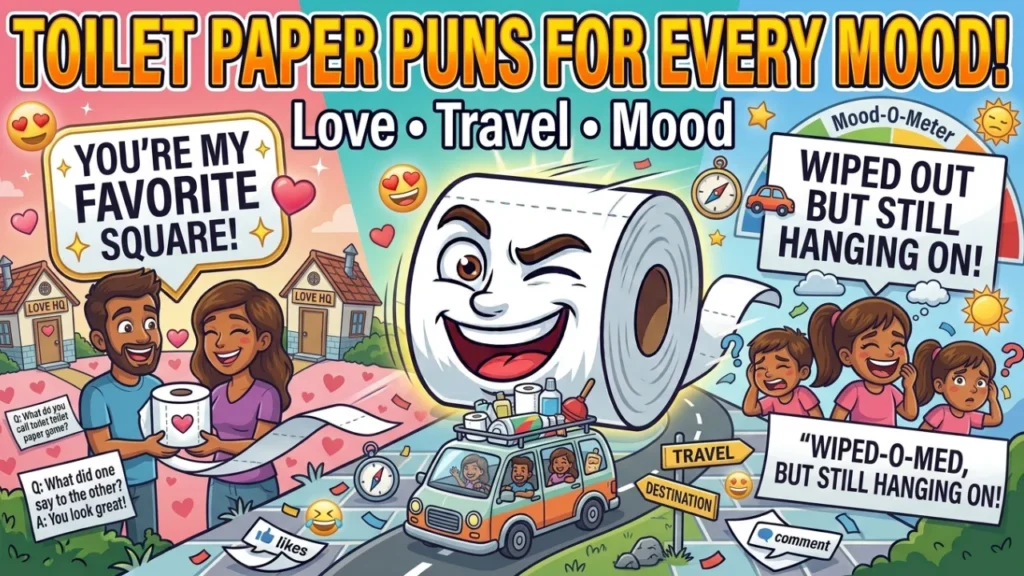 Toilet Paper Puns for Kids, Family and Every Occasion