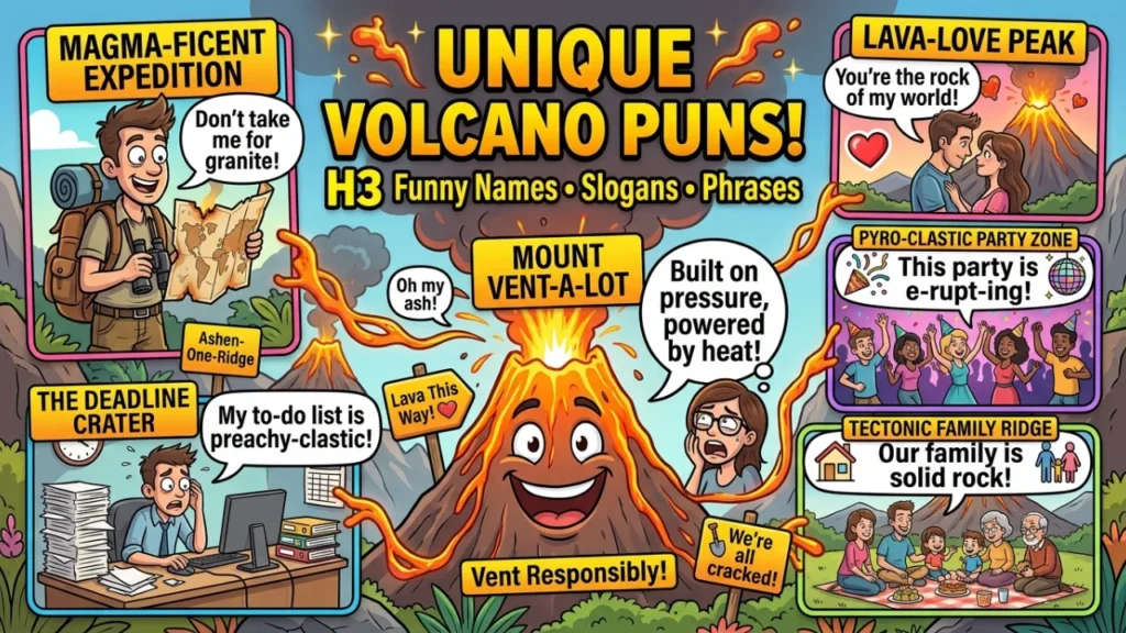 Volcano Puns for Every Mood and Occasion