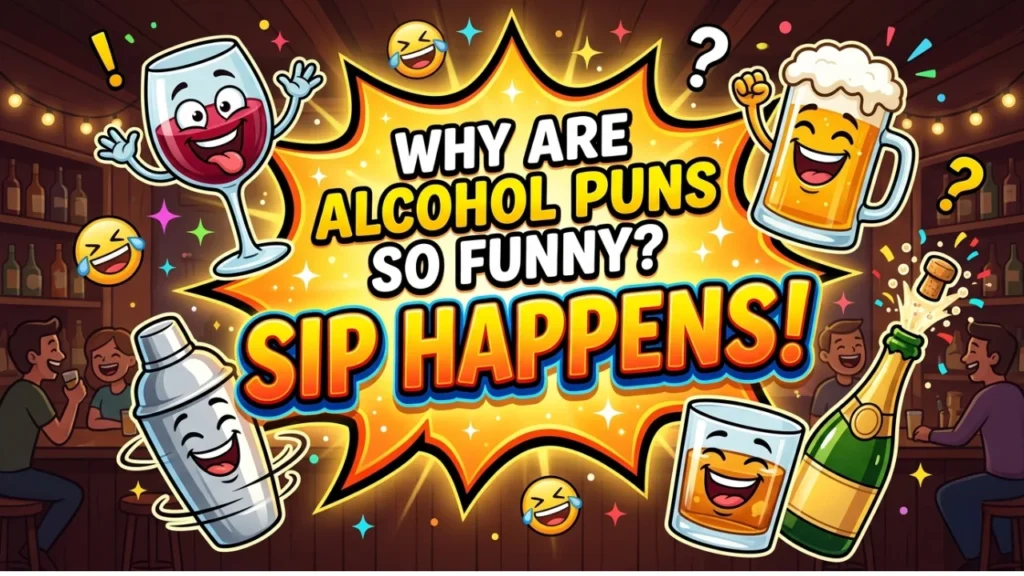 What Makes a One-Liner Alcohol Pun So Funny?