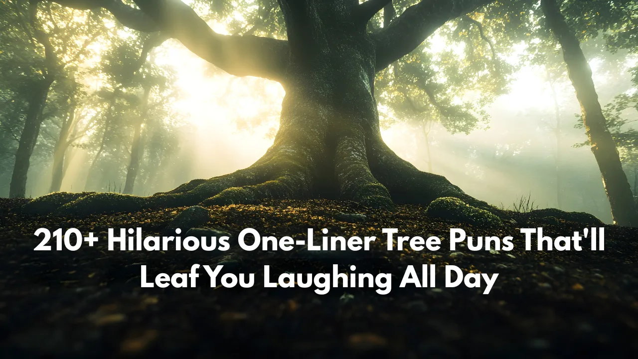 210+ Hilarious One-Liner Tree Puns That'll Leaf You Laughing All Day