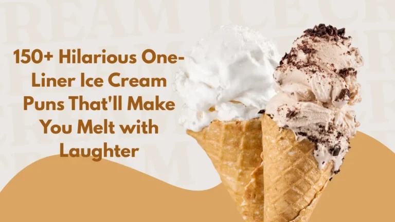 150+ Hilarious One-Liner Ice Cream Puns That'll Make You Melt with Laughter