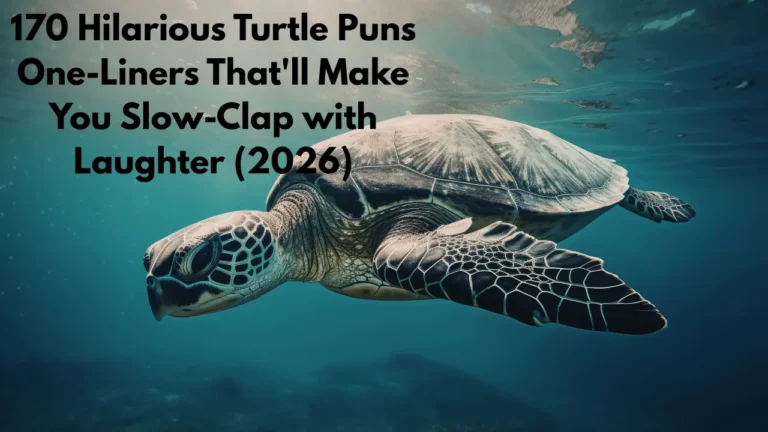 170+ Hilarious Turtle Puns One-Liners That'll Make You Slow-Clap with Laughter (2026)