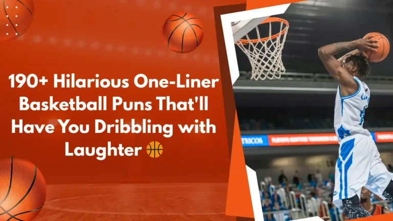 190+ Hilarious One-Liner Basketball Puns That'll Have You Dribbling with Laughter 🏀