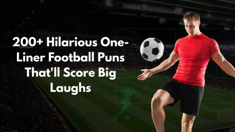 200+ Hilarious One-Liner Football Puns That'll Score Big Laughs