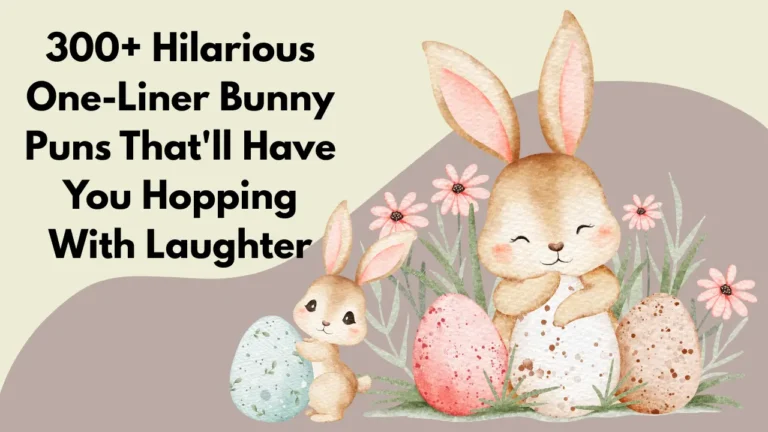 300+ Hilarious One-Liner Bunny Puns That'll Have You Hopping With Laughter