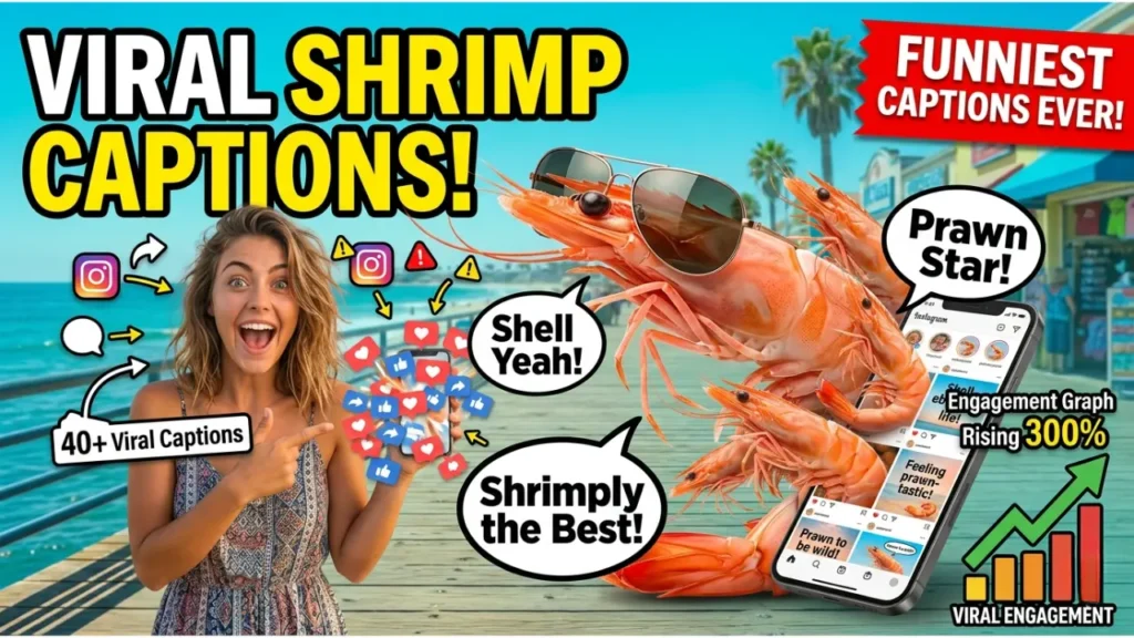 Hilarious One-Liner Shrimp Puns for Instagram Captions