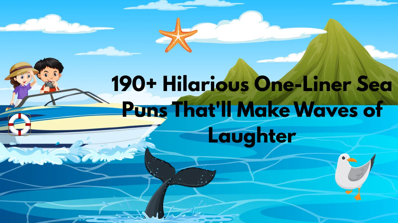 190+ Hilarious One-Liner Sea Puns That'll Make Waves of Laughter