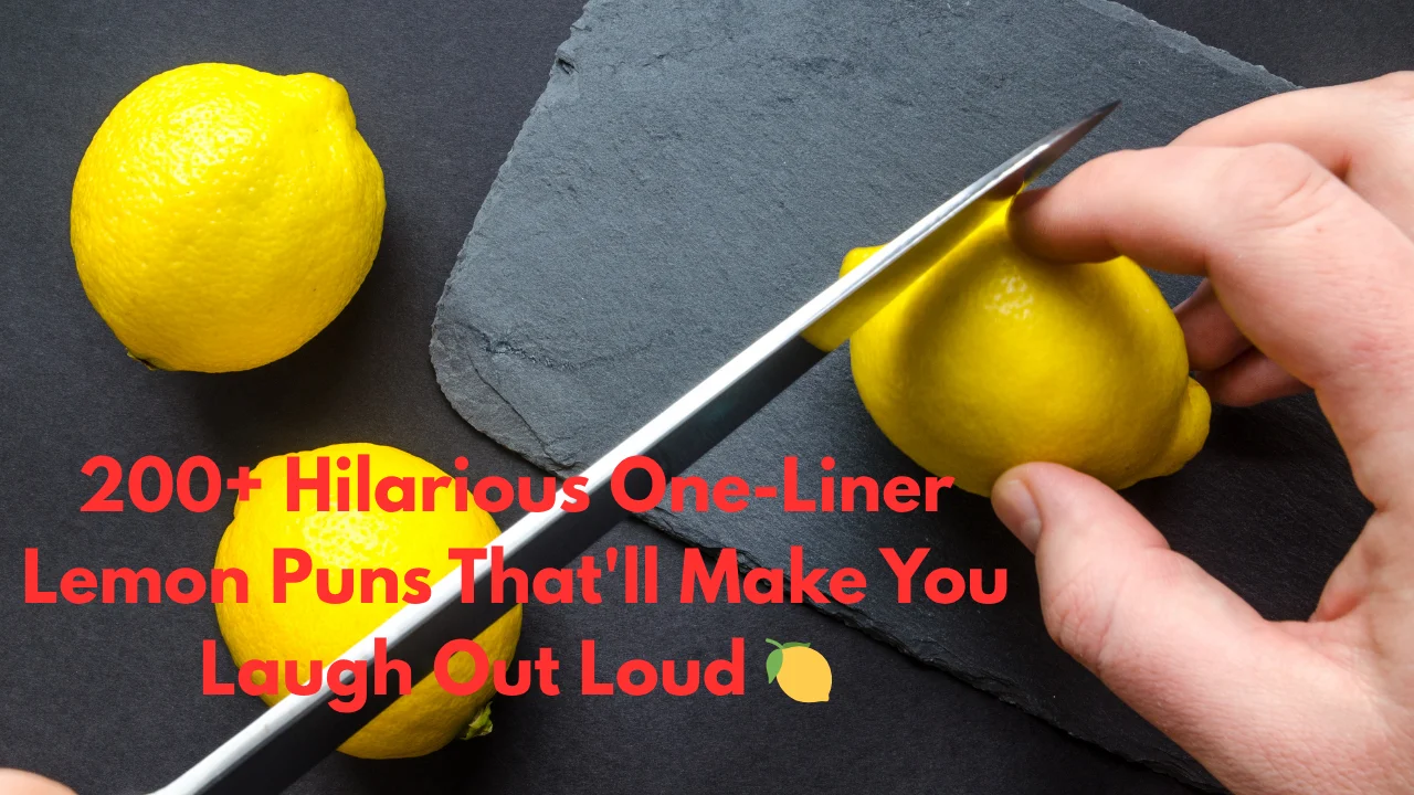 200+ Hilarious One-Liner Lemon Puns That'll Make You Laugh Out Loud 🍋