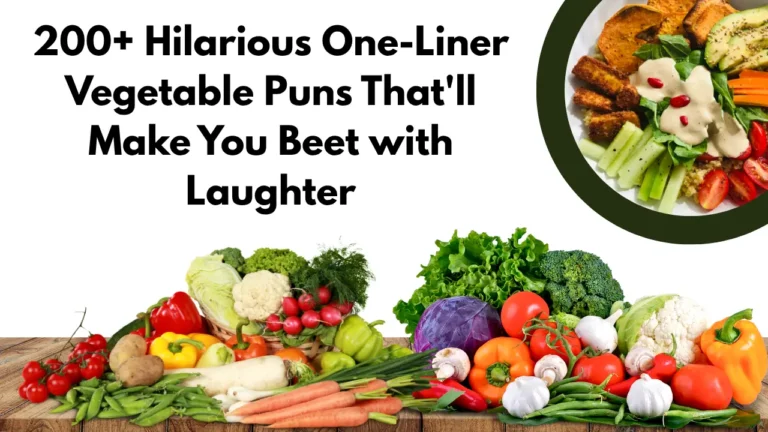 200+ Hilarious One-Liner Vegetable Puns That'll Make You Beet with Laughter