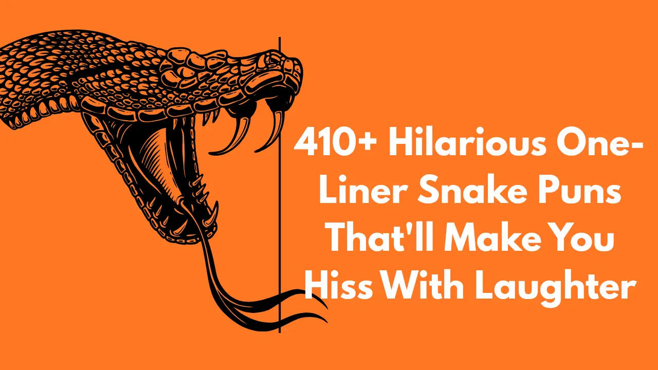 410+ Hilarious One-Liner Snake Puns That'll Make You Hiss With Laughter