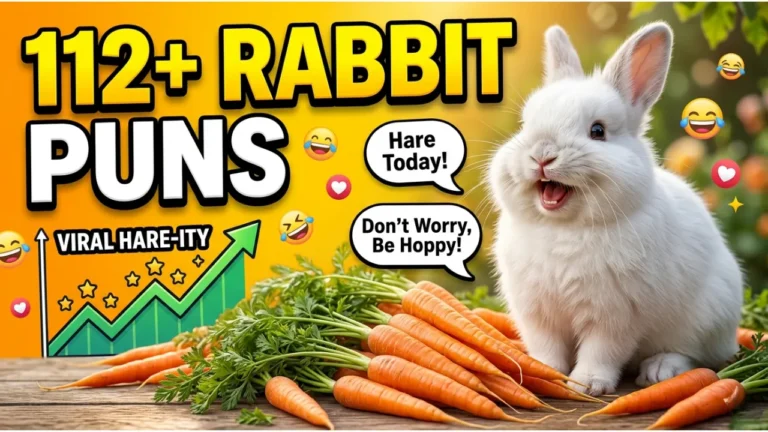 112+ Hilarious One-Liner Rabbit Puns That'll Make You Hop With Laughter