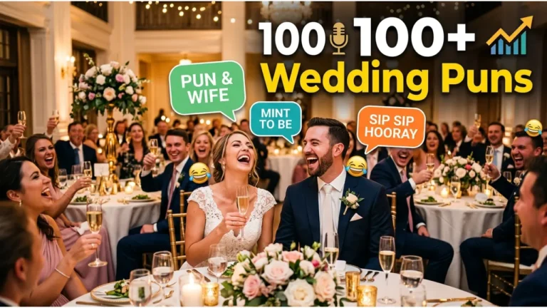 112+ Hilarious One-Liner Wedding Puns That'll Have Everyone Saying