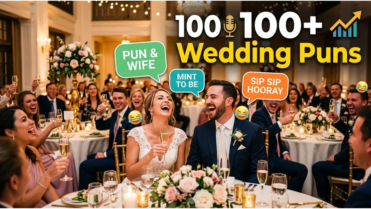 112+ Hilarious One-Liner Wedding Puns That'll Have Everyone Saying "I Do" to Laughter