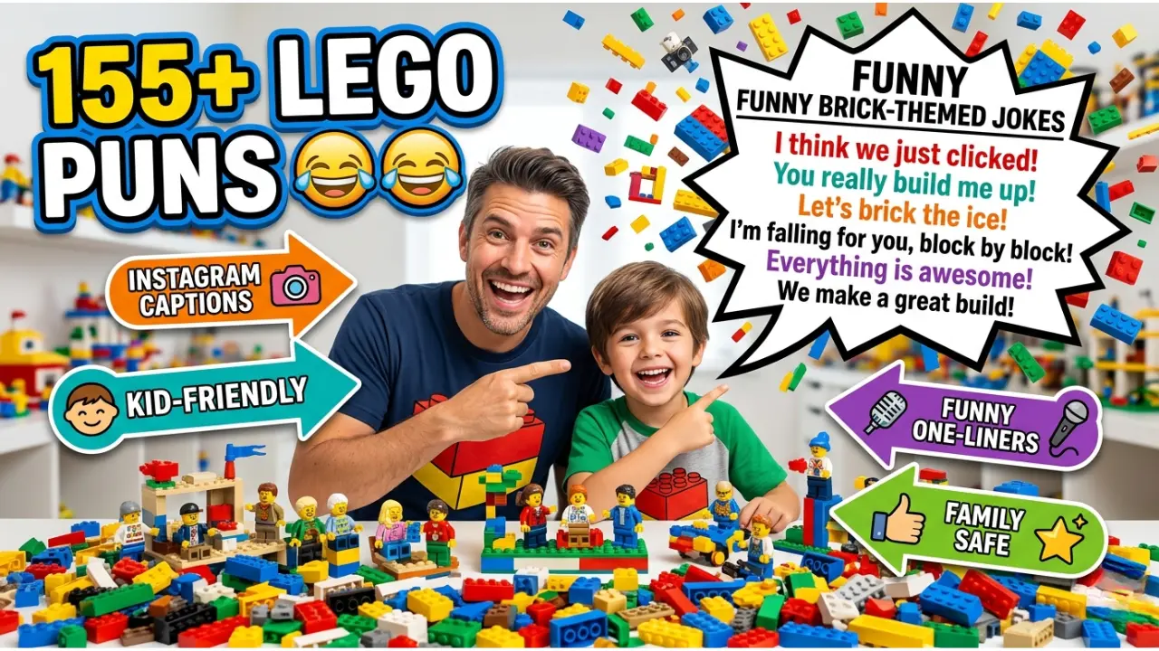 155+ Hilarious One-Liner Lego Puns That'll Snap You Into Laughter 🧱😂