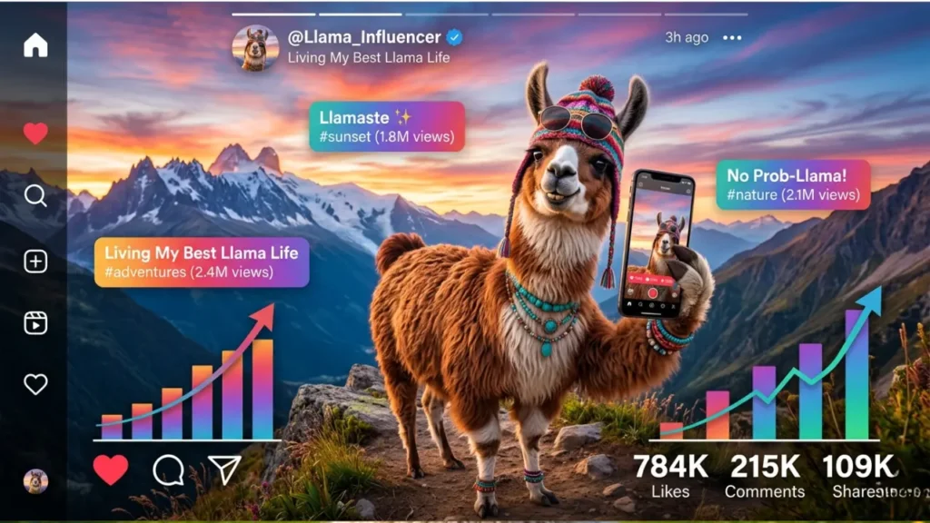 One-Liner Llama Puns for Instagram Captions & Social Media