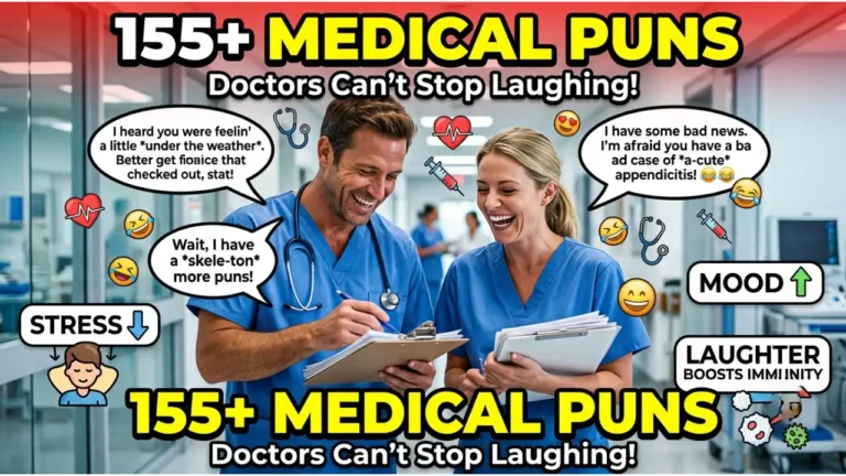 155+ Hilarious One-Liner Medical Puns That'll Tickle Your Funny Bone