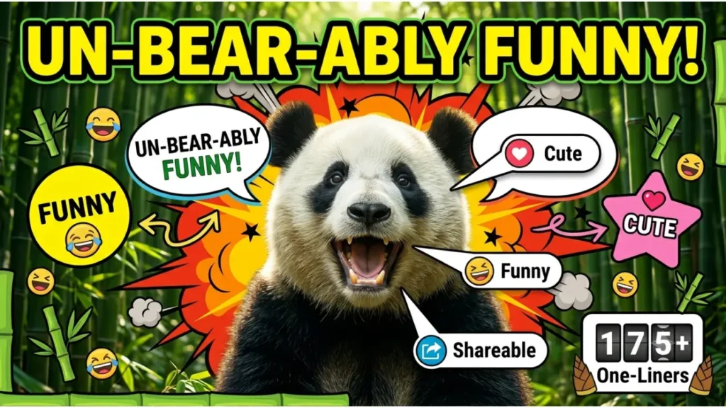 175+ Hilarious One-Liner Panda Puns