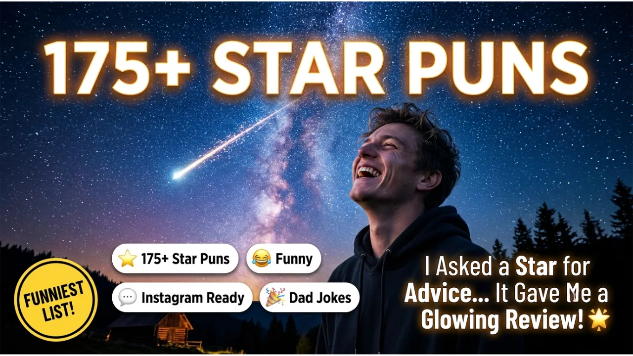 175+ Hilarious One-Liner Star Puns That Are Truly Out of This World βπ