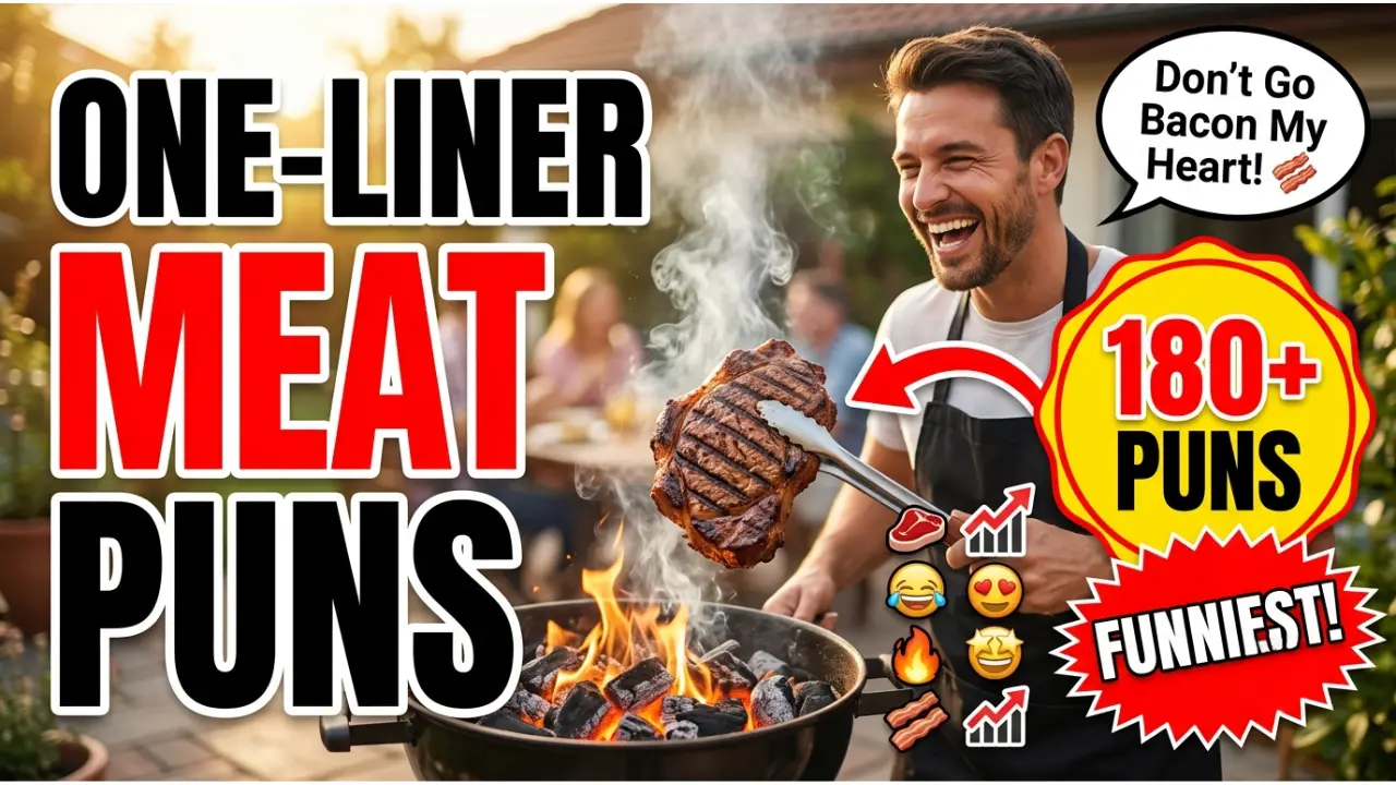 180+ Hilarious One-Liner Meat Puns That'll Make You Laugh Until You're Rare π₯©π