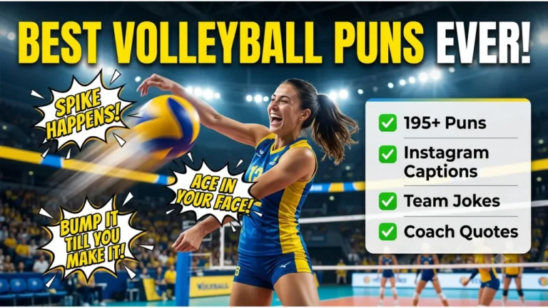 195+ Hilarious One-Liner Volleyball Puns That'll Spike Your Sense of Humor