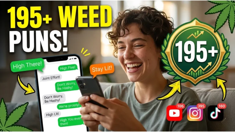 195+ Hilarious One-Liner Weed Puns That'll Get You Higher Than Ever