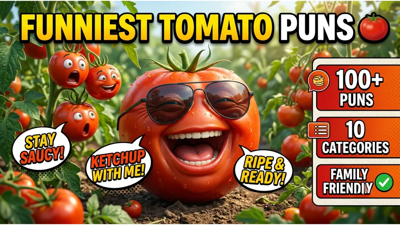 205+ Hilarious One-Liner Tomato Puns That'll Make You Blush