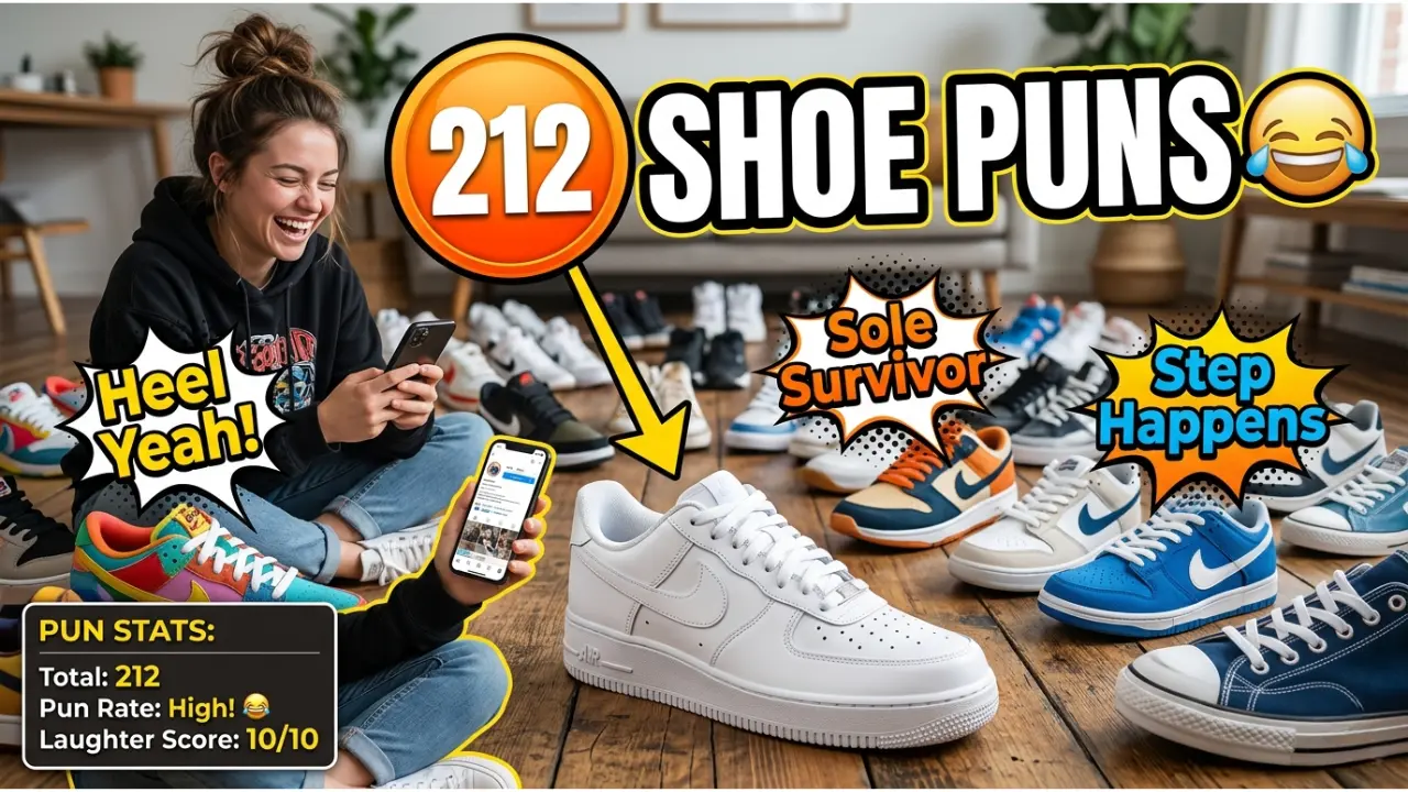 212 Hilarious One-Liner Shoe Puns That'll Have You in Stitches