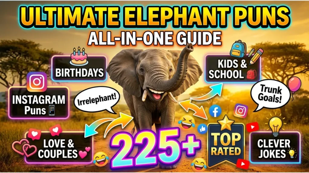 One-Liner Elephant Puns for Birthdays, Love & Special Occasions
