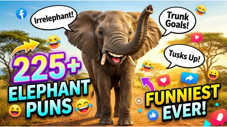 225+ Hilarious One-Liner Elephant Puns That'll Make You Trumpet with Laughter