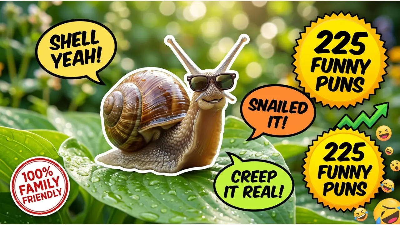 225 Hilarious One-Liner Snail Puns That'll Make You Shell-ebrate