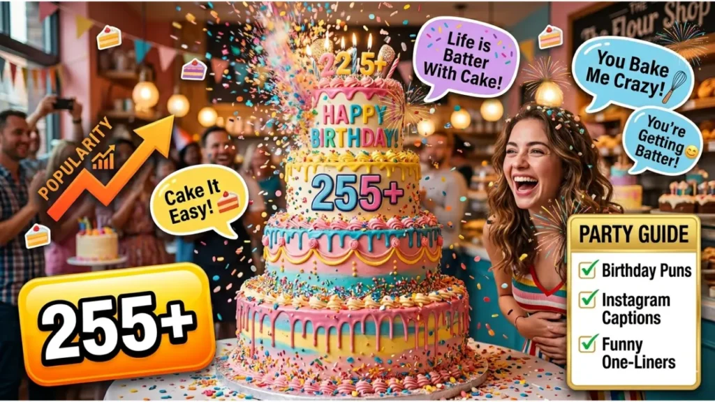255+ Best One-Liner Cake Puns