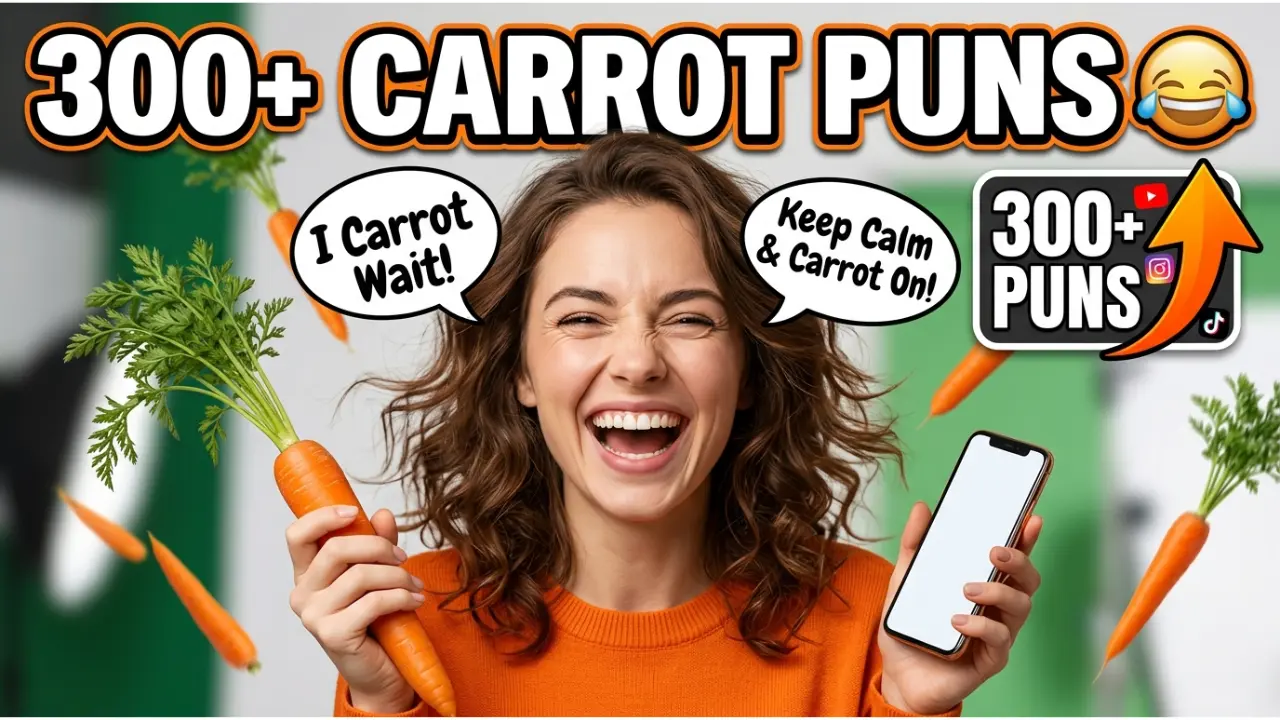 300+ Hilarious One-Liner Carrot Puns That'll Make You Laugh Out Loud