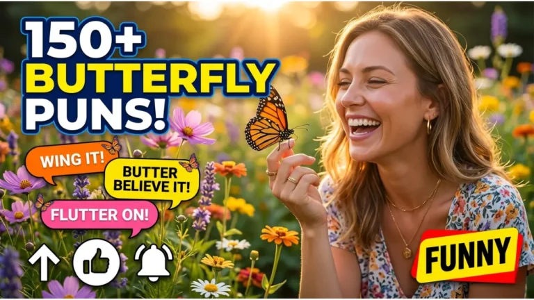 512+ Hilarious One-Liner Butterfly Puns That'll Make You Flutter with Laughter 🦋