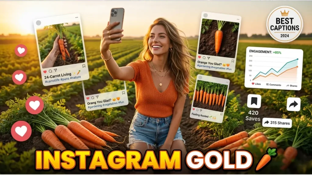 Best One-Liner Carrot Puns for Instagram Captions