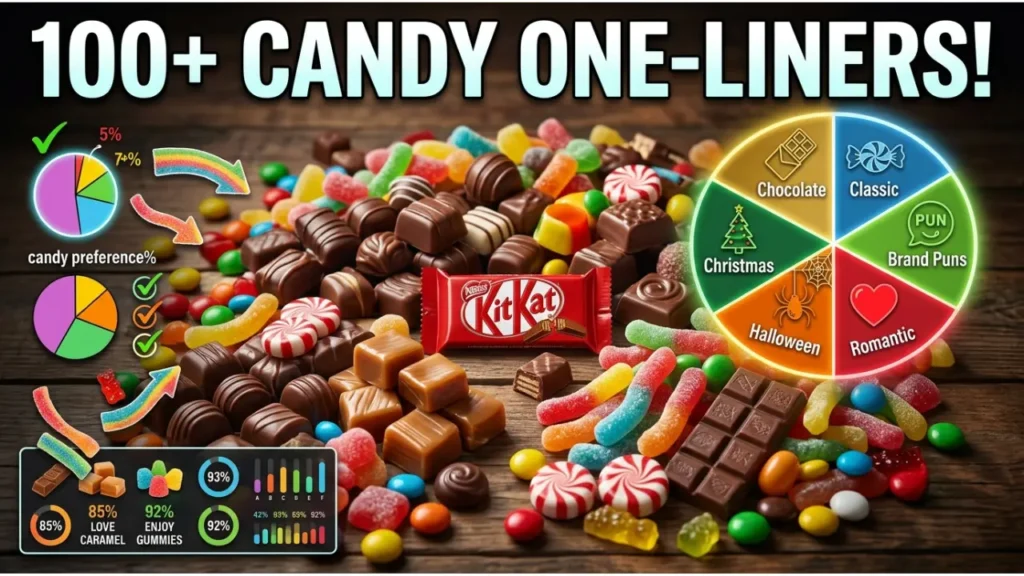 Chocolate Candy Puns One-Liners 