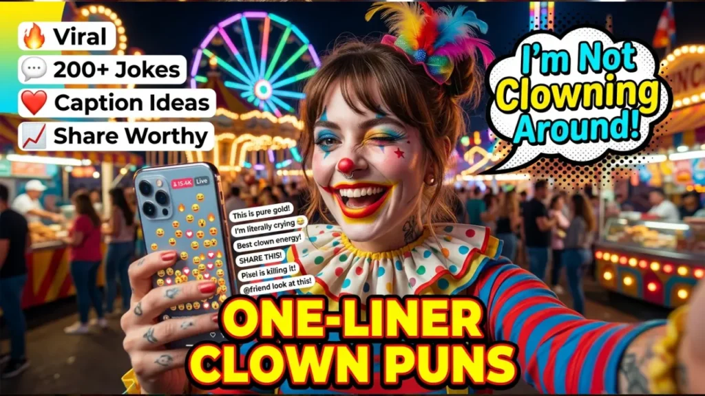 Clown Puns One-Liners for Every Situation