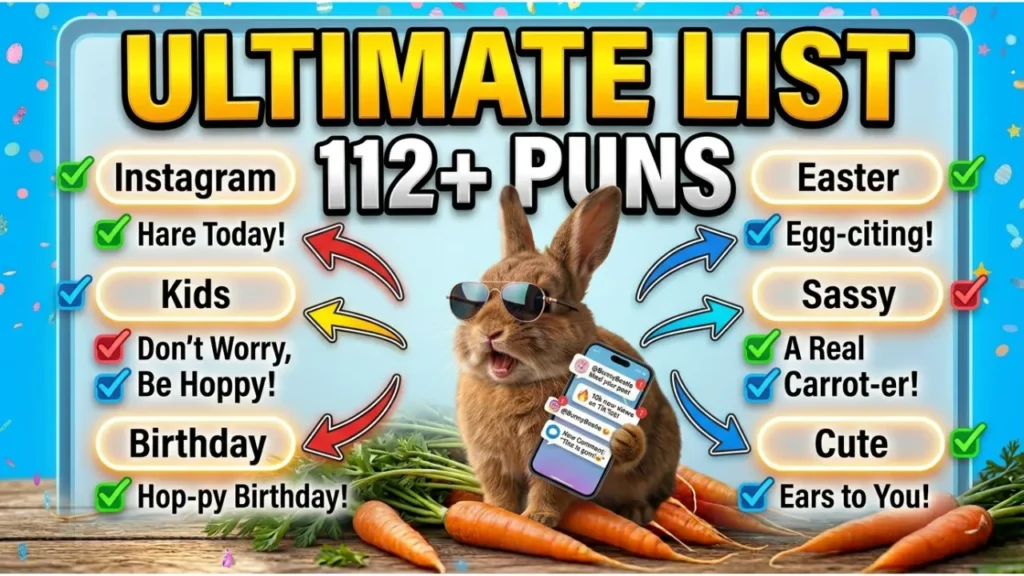 Cute & Sweet One-Liner Bunny Puns