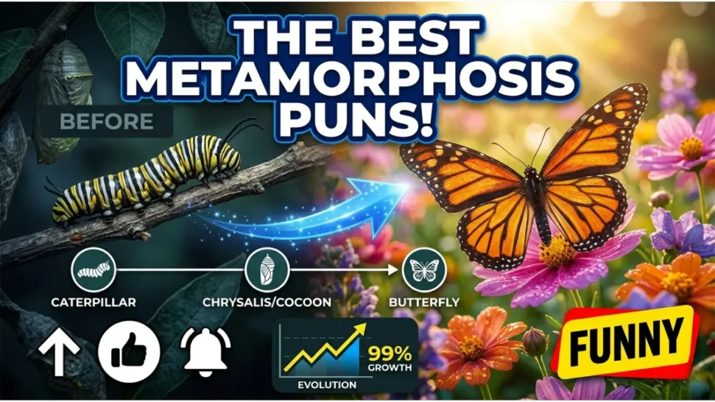 Cute & Sweet One-Liner Butterfly Puns