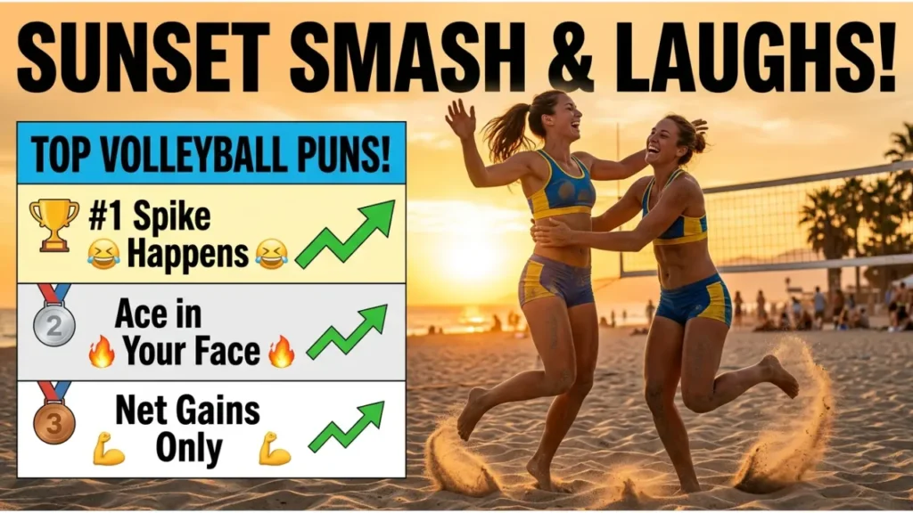 Funny One-Liner Volleyball Puns