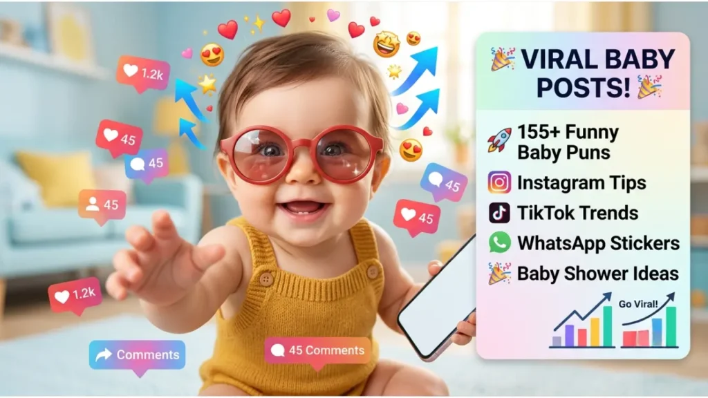 One-Liner Baby Puns for Social Media