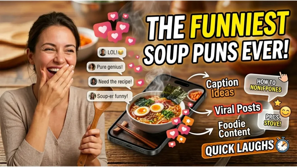 One-Liner Soup Puns for Instagram Captions