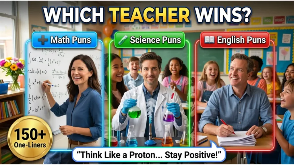 One-Liner Teacher Puns by Subject 📚