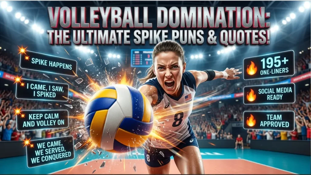 One-Liner Volleyball Puns Based on Twisted