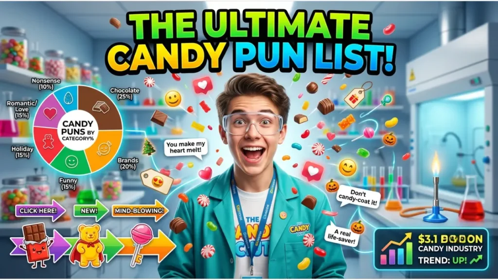 Sassy & Attitude Candy Puns One-Liners