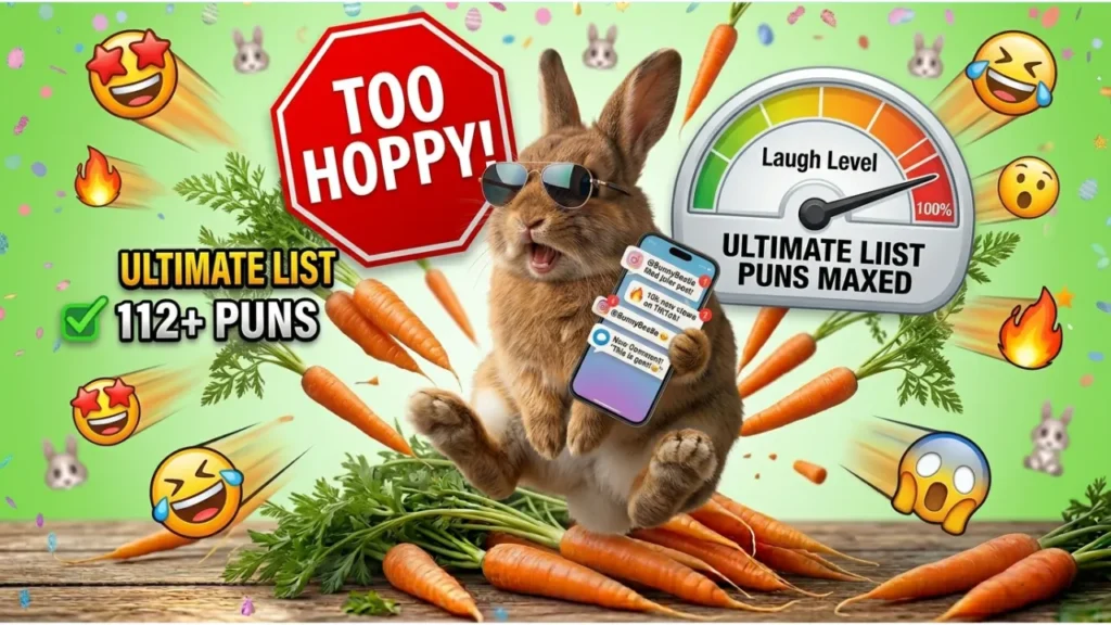 Sassy & Bold One-Liner Rabbit Puns