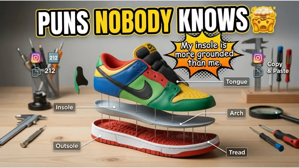 Short One-Liner Shoe Puns for Texts