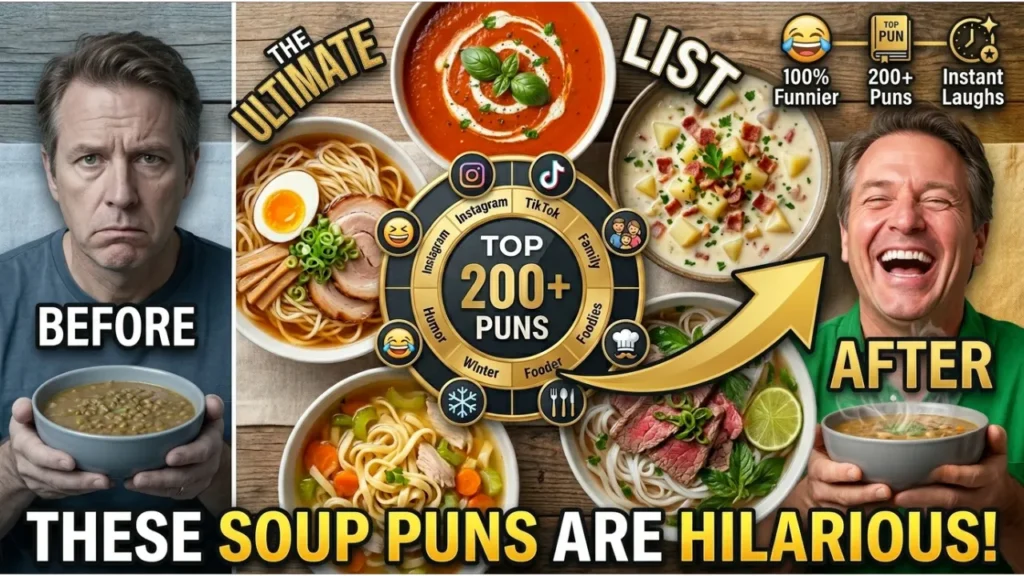 Soup One-Liner Puns for Foodies