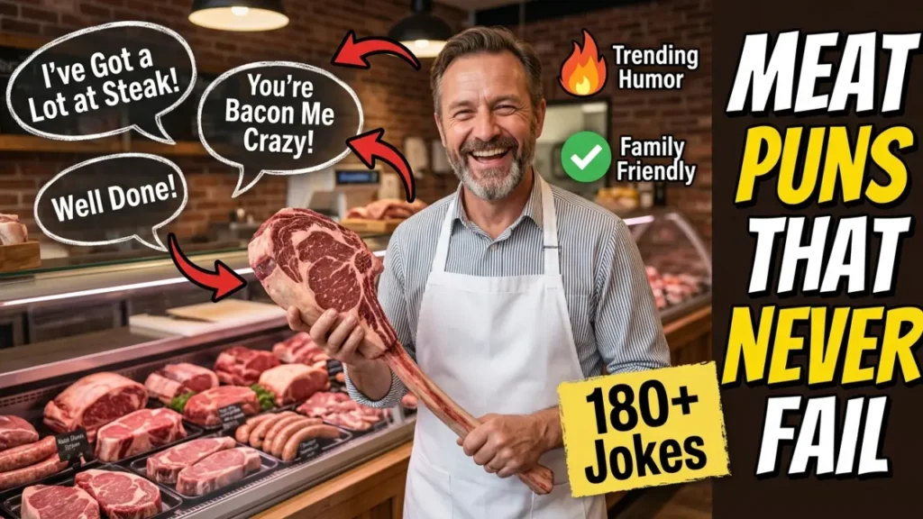 Steak, Bacon & Ham Puns